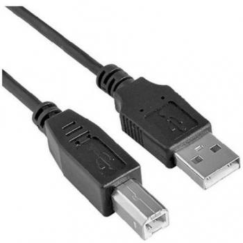 Cable Nilox USB 2.0 Tipo A a Tipo B Macho/Macho en Blister, Color Negro, 2 Metros de Longitud
