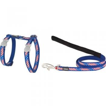 Arnés para Perro Red Dingo Bandera de EE. UU. 21-35 cm Azul