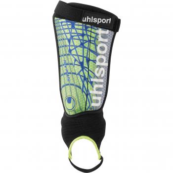 Uhlsport Flex Plate Espinilleras, Unisex, Flúor Verde/Blue/ Antra, S