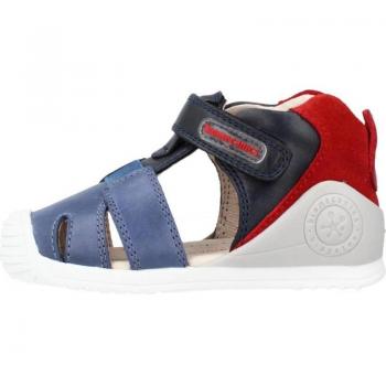 Sandalias de niño Biomecanics 212136-A Azul con características de diseño ergonómico, suela antideslizante, cierre ajustable y plantilla anatómica