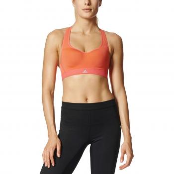 adidas CMMTTD X Sujetador Deportivo, Mujer, Naranja