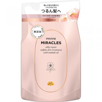 Pantene Japan Premium Miracles Silky Repair Treatment Refill 350g Sulfate-Free Shampoo/Conditioner