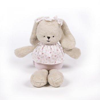 Pasito a Pasito - Conejito de peluche con vestido de flores para el bebé de 36 cm