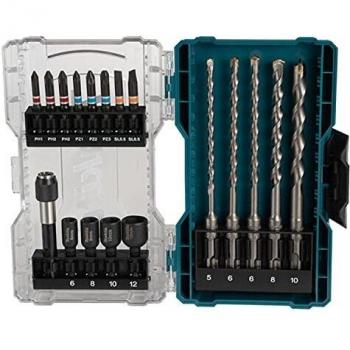 Juego de brocas y puntas SDS-PLUS (18 piezas) - MAKITA E-07026