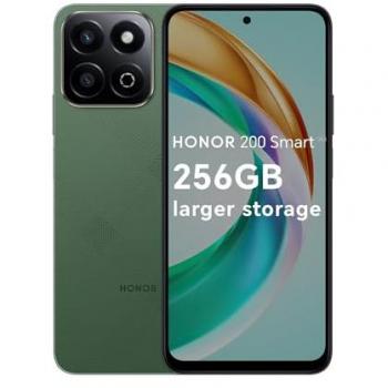 Smartphone Honor 200 Smart 5G Dual SIM 6.8 256 GB 4 GB RAM Cámara 50 MP Batería 5200 mAh Verde