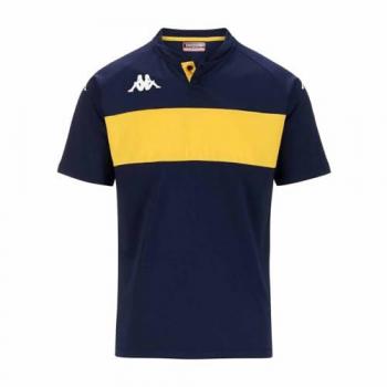 Kappa Polo de Manga Corta Dalto para Hombre, Color Azul Marino, Talla 3XL