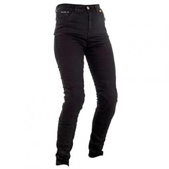 Richa Pantalones de Moto Jegging Mujer Cortos Negros 38