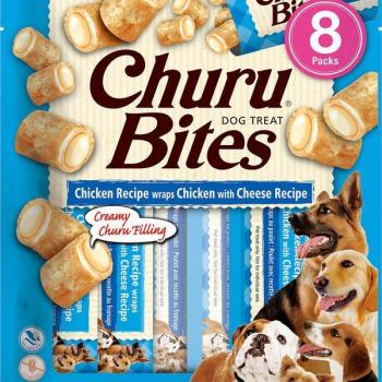 Churu Bites Receta de Pollo con Queso para Perros 8 x 12 gr