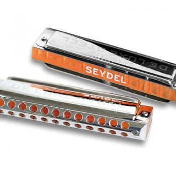 Seydel Non-Slider Chromatic Harmonica, Key of Bb - Deluxe Steel Model