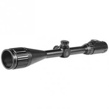Leapers UTG 6-24x50 AO True Hunter Rifle Scope, EZ-TAP, Illuminated Mil-Dot Reticle, 1/4 MOA, 1 Tube, with Weaver Rings