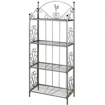 vidaXL Plant Rack Square White