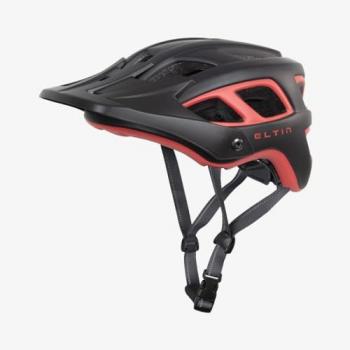 Eltin Protect 3 Casco de Ciclismo para Hombre Negro y Rojo E9311_NGRJ