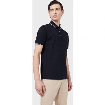 Emporio Armani Men's Short Sleeve Marine Polo Shirt 8N1FP0