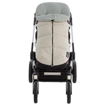 Saco Silla Universal New Vichy Kaki - Adaptabilidad Total, 3 Cremalleras, Versátil para Todas las Estaciones, Estampado 100% Algodón - Diseño Español 45x98 cm