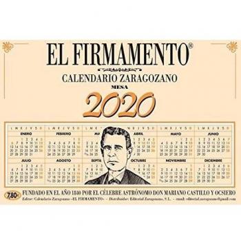 Calendario zaragozano 2020. Mesa vertical