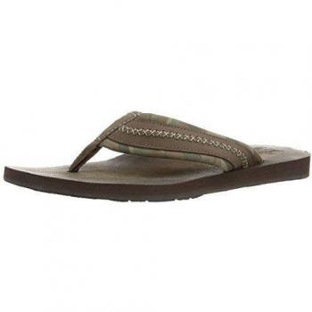 Timberland EK Flip Flop FTM_F/L Thong - Sandalias de dedo de cuero hombre, Marrone