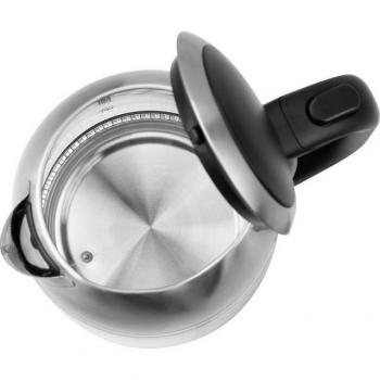 Hervidor eléctrico ECG RK 1781 de cristal, 1,7 L, temperatura ajustable de 40-100 °C y función de mantenimiento en caliente