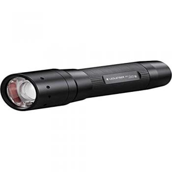 Ledlenser Linterna de bolsillo LED multiusos P7 Core, 450 lúmenes, enfocable, haz de luz de 300m, funcionamiento