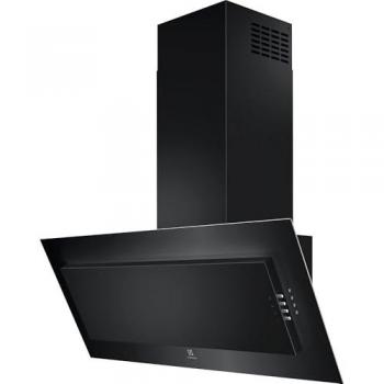 Campana Extractora Decorativa Mural Electrolux 90cm 600m³/h Negra - LFV329K