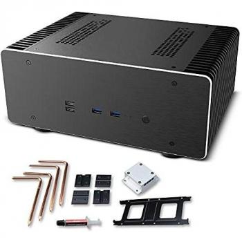 Caja Mini-ITX Akasa Maxwell Pro, Alumínio, Sin Ventiladores, Eficiente Refrigeración y Silenciosa