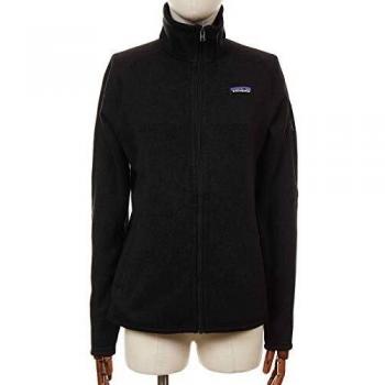 Chaqueta Patagonia Better Sweater Femenino Negro, tipo: chaqueta, características: diseño de forro polar, cierre completo con cremallera, ajuste femenino, tejido reciclado, transpirable y de secado rápido