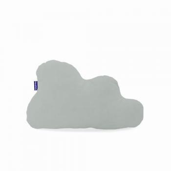 Cojín Nube HappyFriday Básico Gris 60 x 40 cm, 100% Algodón, Calidad de 150