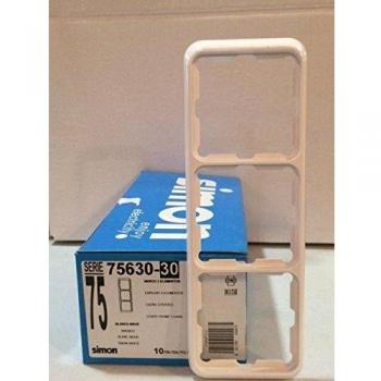 Simon - 75630-30 marco 3elementos s-75 blanco nieve Ref. 6557530161