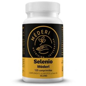 Selenio Mederi 120 comprimidos - 200 mcg, 4 meses de suministro, apoya la función normal de las tiroides, sistema inmunológico, salud de espermatozoides, cabello y uñas - Mineral