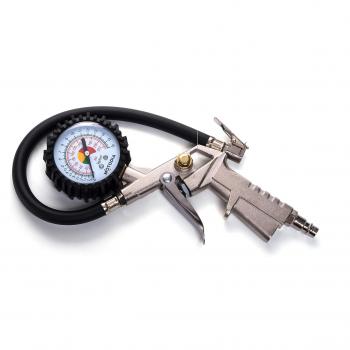 MotoDia MD3 - inflador de neumáticos con manómetro de 220 psi, de uso industrial, para coches, motos y bicicletas con válvula Presta y Schrader