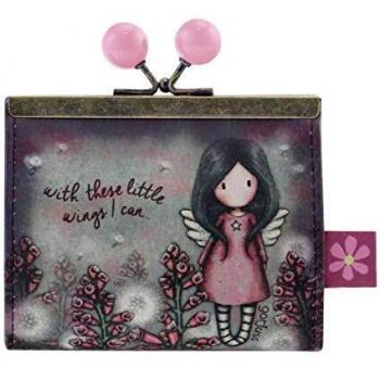 SANTORO GORJUSS 972GJ02, Monedero Little Wings para Mujer, Violeta, 10,5 x 11 x 3 cm