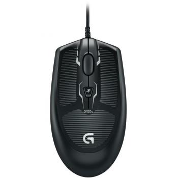 Logitech G100 S - Ratón Gaming para Videojuegos, Color Negro