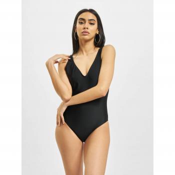 Urban Classics Women's Recycled High Leg Swimsuit - Black, Size S