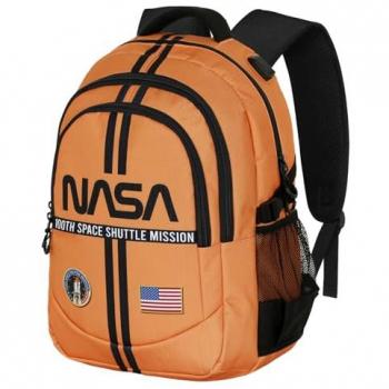 Mochila Lines NASA Adaptable Karactermania 44cm, Naranja, Capacidad 32L