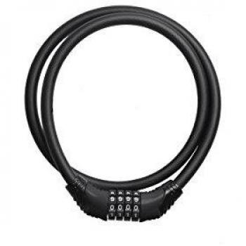 Candado de Cable RFR CMPT 10 x 900 mm Negro con Combinación Numérica