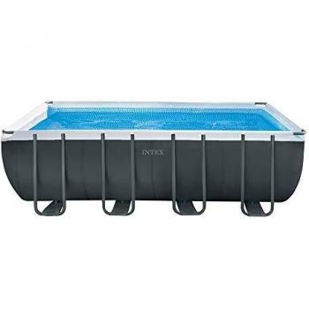 Intex Ultra XTR Rectangular Above Ground Pool Set - 549x274x132 cm with Sand Filter Pump, Ladder, Cover, and Mat