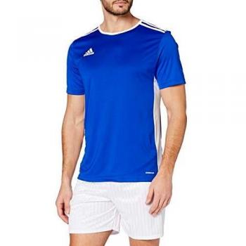 adidas Entrada 18 JSY Camiseta de Manga Corta, Hombre, Azul