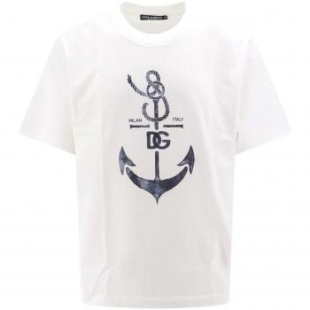 Dolce & Gabbana Men's White T-Shirt, Size M