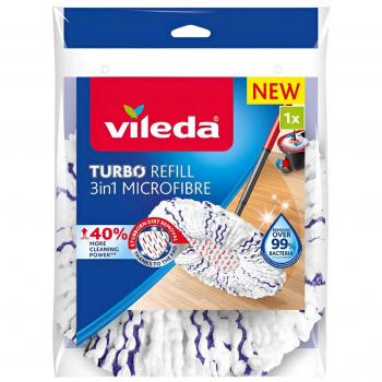Recambio de Cabezal de Fregona Turbo 3en1 para Suelos Duros