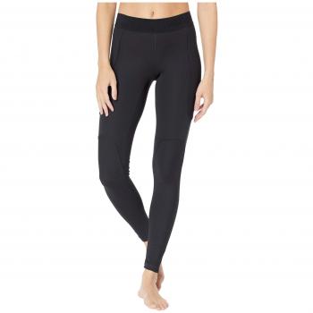 Nike W NP HPRCL Rib Tight Pants, Mujer, Black/Clear, L