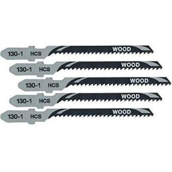 DeWalt DT2050-QZ - Hoja de sierra de calar HCS, longitud: 76mm, paso de diente: 2mm, hoja de contornear, para cortes básicos en madera blandas, contrachapado y aglomerado de hasta 15mm de espesor