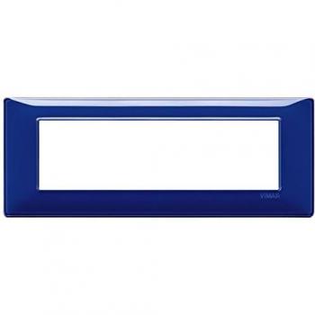Placa Plana Vimar 7 Módulos Reflex Zafiro 14657.50