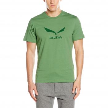 Salewa Solidlogo 2 CO M S/S Tee Camiseta de Manga Corta, Hombre, Verde