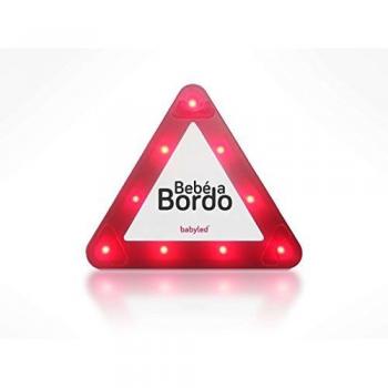 BabyLed - Señal LED de Bebé a Bordo como complemento de la silla de coche