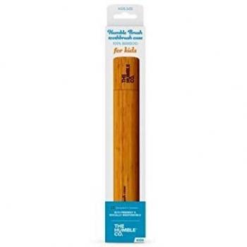 Humble Toothbrush Case, Caja de cepillo de dientes de bambú para Niños, sostenible, ecológico, vegano