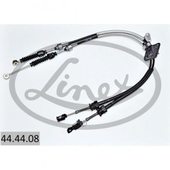 Cable de accionamiento, caja cambios LINEX 44.44.08 para TOYOTA Avensis II Hatchback y Berlina, Delante, derecha, izquierda