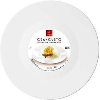 Plato Plano Multiusos de Vidrio Opalino 33 cm Bormioli Rocco Grangusto