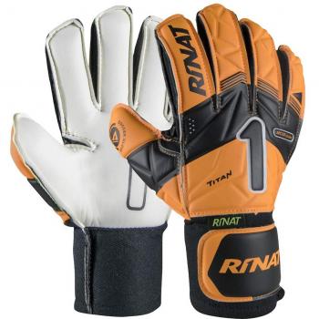 Guantes de portero unisex para niños color naranja / negro Rinat Titan As