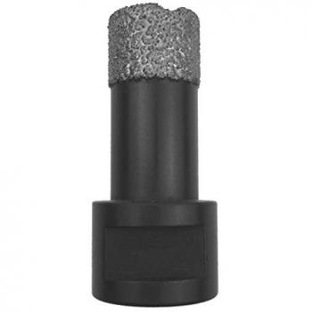 Broca Hueca Diamantada Leja Tools 830M1425 para Perforación en Seco con Rosca M14 (Ø 25 mm)