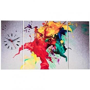 Asir Group LLC 228CLA3628 Clock Art, Ativ Decor Canvas Reloj de Pared