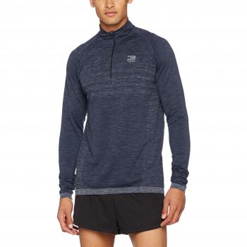 Jack & Jones Tech Jjtmow Seamless 1/2 Zip Sweat, Jersey Deportivo para Hombre, Azul